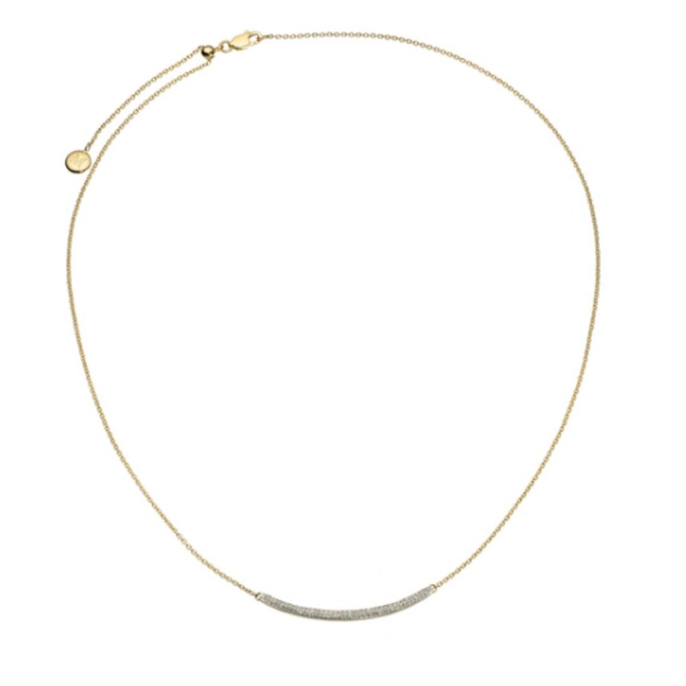 Monica Vinader Skinny Curve Necklace